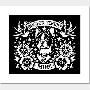 Boston Terrier Mom, Boston Terrier Lover, Boston Terrier Mom, Dog Mom, Dog Lover Posters and Art